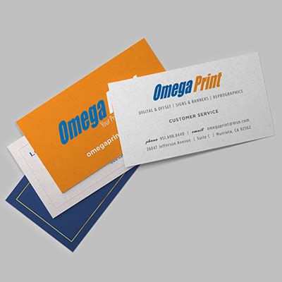 Business Cards - Omega Print