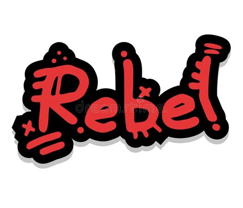 Graffiti rebel sticker stock vector. Illustration of revolt - 26747120