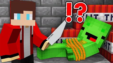 JJ Pranked Mikey in Minecraft Challenge Funny Pranks (Maizen Mazien ...