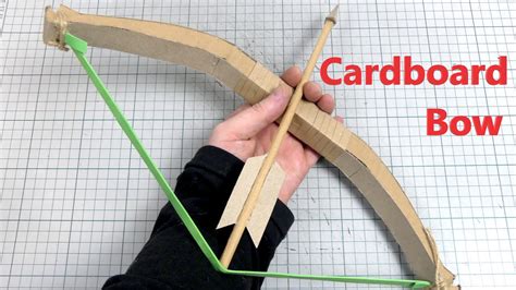 How to make a Cardboard Bow and Arrow - YouTube