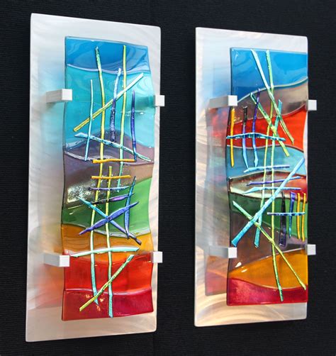 Fused Glass Wall Art by Frank Thompson | Fused glass wall art, Fused ...