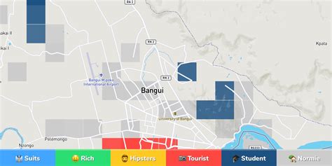 Bangui Neighborhood Map