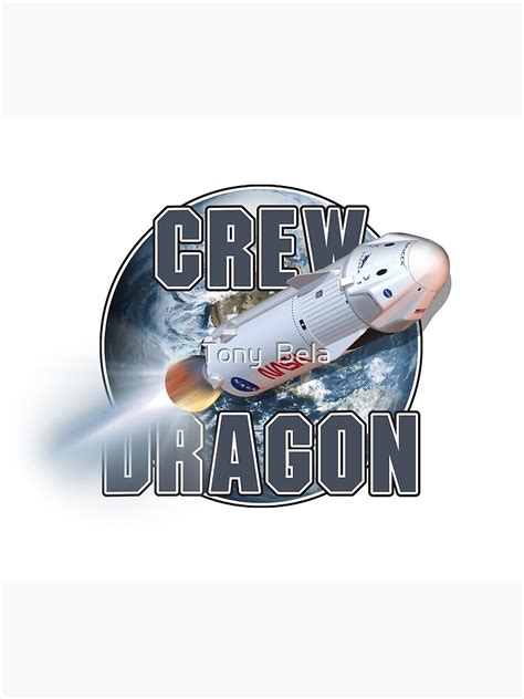 SpaceX Crew Dragon Premium Matte Vertical Poster sold by Duncan-young ...