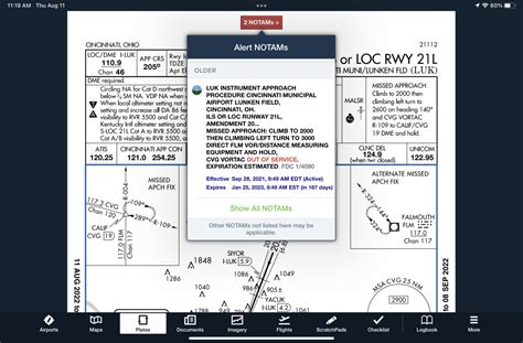 How to find NOTAMs in ForeFlight and Garmin Pilot - iPad Pilot News