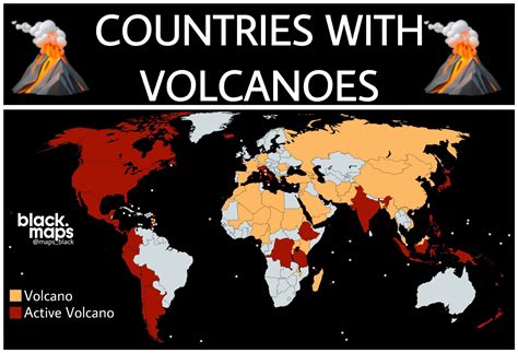 Extinct Volcanoes In The World Map