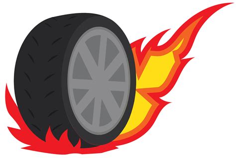 Burn out tire 1188777 PNG