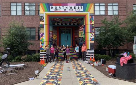 Check Out Northwest School Of The Arts' New Entrance Mural | WFAE 90.7 ...