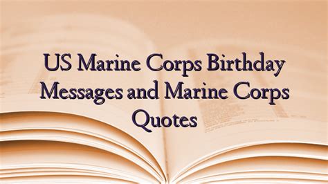 US Marine Corps Birthday Messages and Marine Corps Quotes - TechNewzTOP