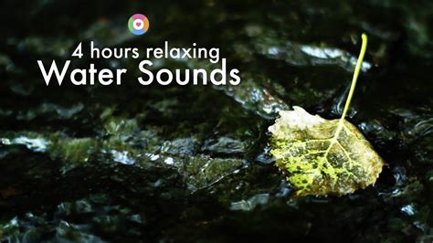 Relaxing white noise water: 4 hours peaceful small river water sounds ...