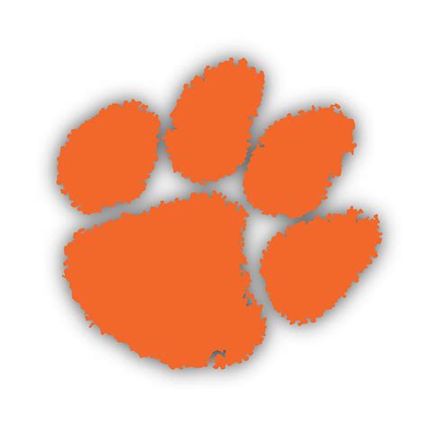 Camo Clemson Logo Clipart