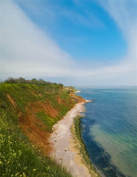 Cliffs on the Black Sea Coast, Romania Stock Image - Image of offroad ...