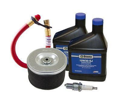 Honda GX340 & GX390 Oil Change Kit - Oil, Oil Drain Hose, Air Filter ...