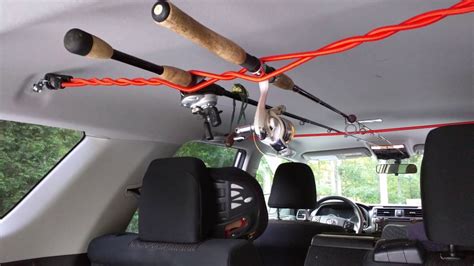 Diy fishing rod holder for roof rack ~ Audrea Greer