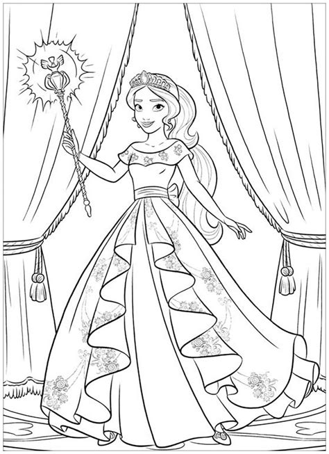 Elena of Avalor Coloring Pages - Best Coloring Pages For Kids