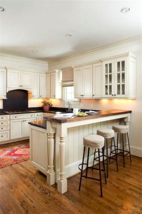 65 Inspiring U Shaped Kitchen Ideas with Breakfast Bar - ROUNDECOR | Kitchen remodel layout ...