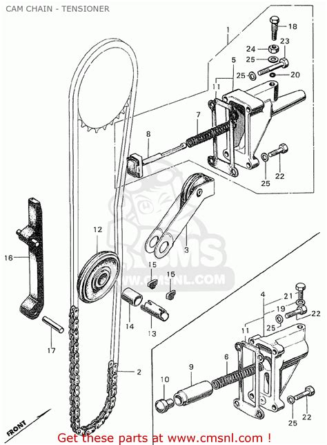 Honda CL250 K0 GERMANY CAM CHAIN - TENSIONER - buy CAM CHAIN - TENSIONER spares online