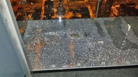 The Willis Tower's 103rd Floor Glass Skydeck Cracked Last Night ...