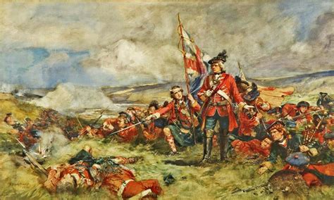 The Black Watch at the Battle of Fontenoy on 11th May 1745 | War art ...