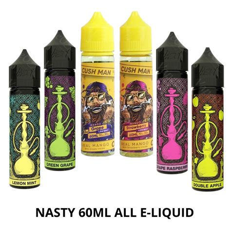 NASTY E-LIQUID 60ML 3MG NICOTINE ALL FLAVORS