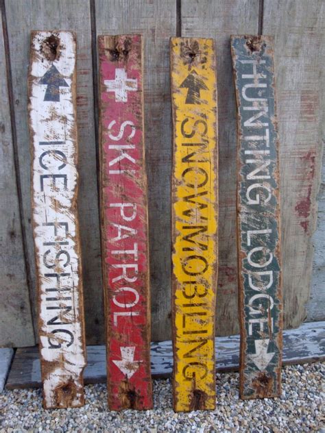 rustic sign: ALL NEW RUSTIC NO HUNTING SIGNS