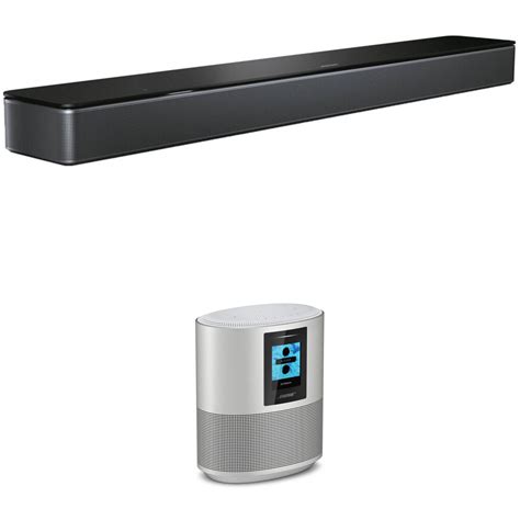 Bose Smart Soundbar 300 and Home Speaker 500 Kit (Luxe Silver