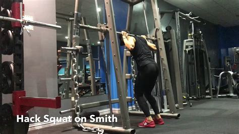 Hack Squat on Smith Machine 2.0 - YouTube