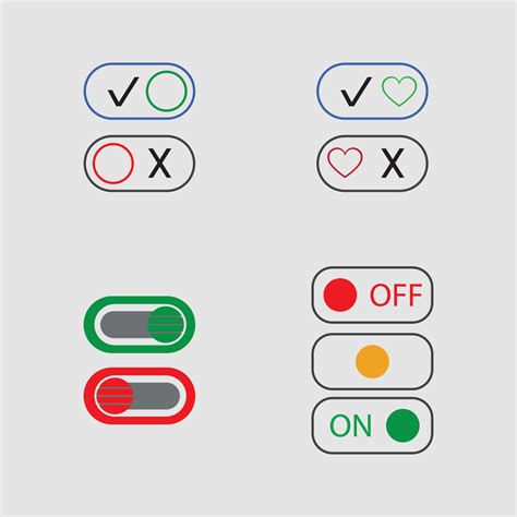 On Off Button Icon Vector Design Illustration 4772801 Vector Art at ...