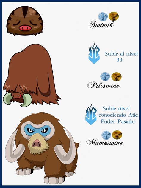 107 Swinub Evoluciones by Maxconnery on DeviantArt