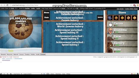 Cookie Clicker Cheat Code - YouTube