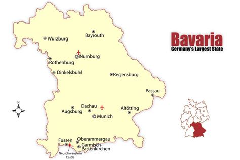 Bavaria Map and Travel Guide