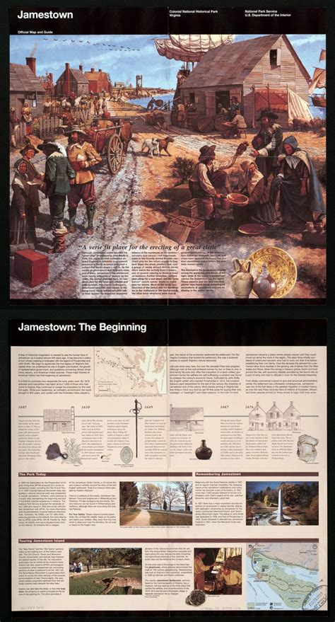 Jamestown, Colonial National Historical Park, Virginia : official map and guide | Library of ...