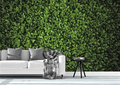 3D Green Vine Leaves Wallpaper Mural Peel and Stick Wallpaper | Etsy