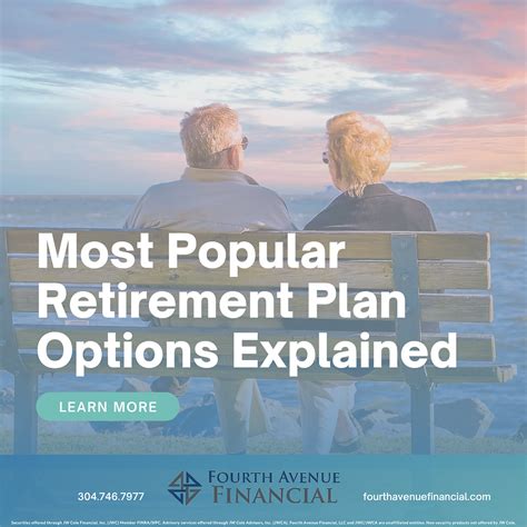 Most Popular Retirement Plan Options Explained