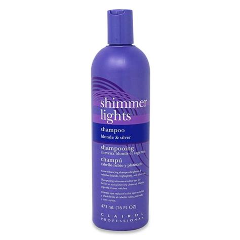 Clairol Professional Shimmer Lights Blonde and Silver Shampoo, 16 Fl Oz - Walmart.com - Walmart.com