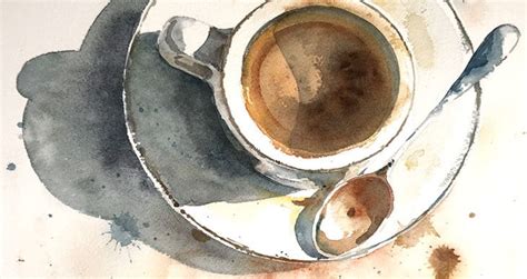 Watercolor Coffee Painting (A Complete Step by Step Tutorial ...