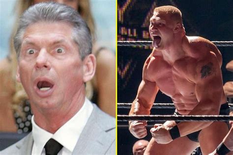 The first thing Brock Lesnar ever said to Vince McMahon that made WWE ...