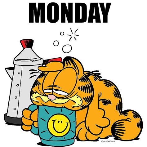 Monday~, i hate mondays garfield HD phone wallpaper | Pxfuel