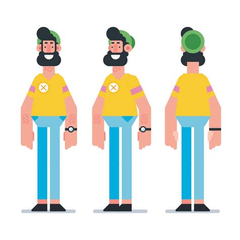 The population of your ideas. | Character flat design, Vector character ...