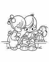 Precious Moments Princess Coloring Pages Printable sketch template