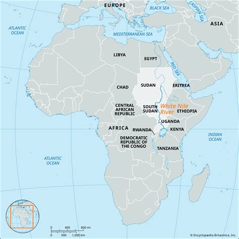 Nile On Africa Map - Fancie Shandeigh