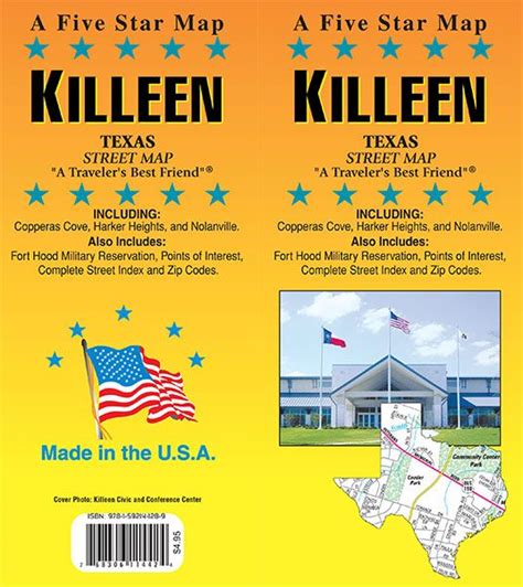 Killeen, Texas Street Map - GM Johnson Maps