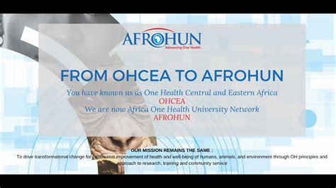 Africa One Health University Network AFROHUN Launch | techrisemedia