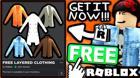 FREE ACCESSORIES! HOW TO GET X5 LAYERED CLOTHING JACKETS! (ROBLOX 3D ...