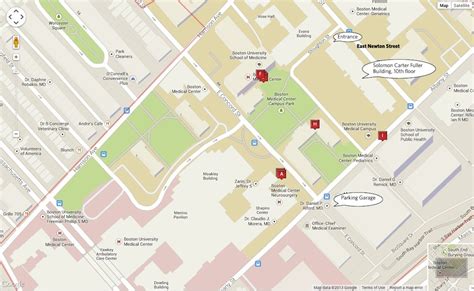 Boston Medical Center Campus Map - United States Map