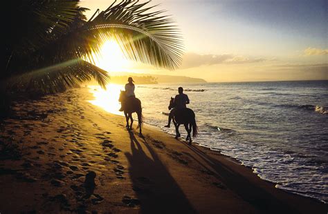 Caribbean Wallpaper: Horseback Riding And The Perfect Beach Sunset | Dominican Republic