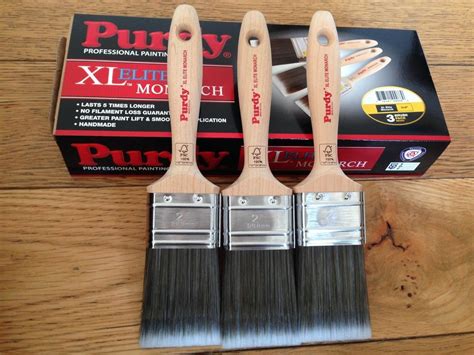 Purdy XL Elite Monarch 3 Piece Paint Brush Set 3 x 2" (50mm) FREE ...