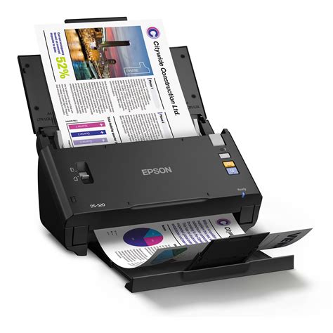 Epson WorkForce DS-520 Color Document Scanner B11B234201 B&H