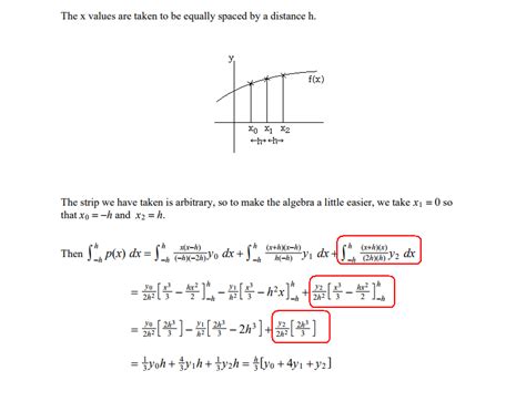 Simpson's 1/3 Rule Formula Derivation - Oldmymages