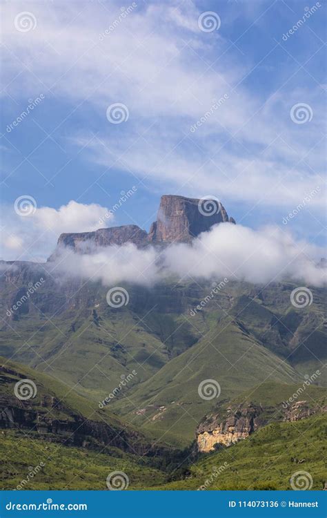 Sentinel Peak in clouds stock photo. Image of cloudy - 114073136