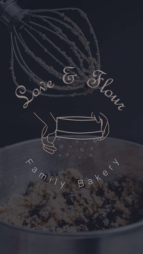 Logo design for Love&Flour Family Bakery on Behance